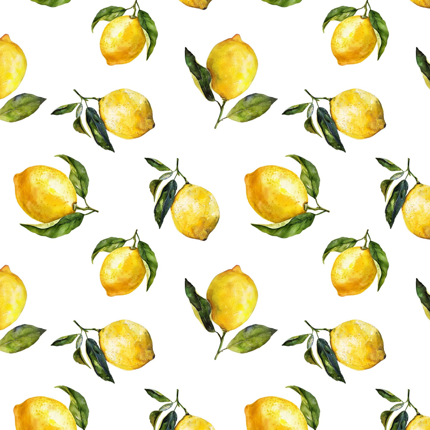 Cotton jersey - lemons 220 g/m²
