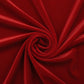 Attēls ar Samts ar elastānu - sarkans 240 g/m² – pieejams Šarlotes audumi