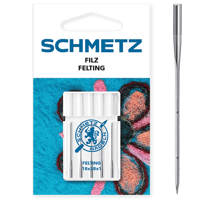SCHMETZ Filcēšanas adatas 18x38x1 (5gab.)