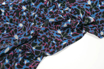 Chiffon - motif abstrait | 150 cm | 65 g/m²