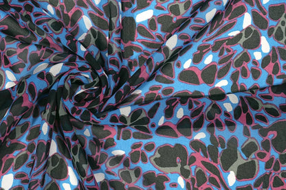 Chiffon - motif abstrait | 150 cm | 65 g/m²