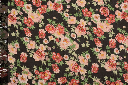 Chiffon - roses | 150 cm | 65 g/m²
