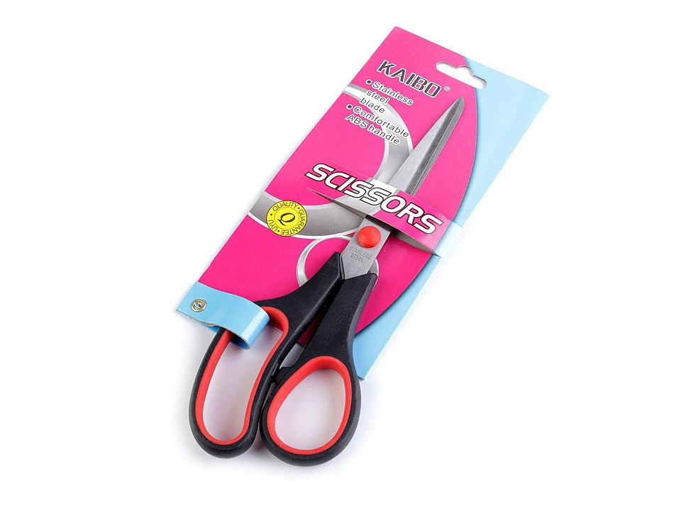 Attēls ar ✂️ Šķēres 21 cm (dažādas krāsas) – pieejams Šarlotes audumi