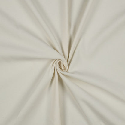 Velours côtelé de coton fin - blanc lait 145 g/m²
