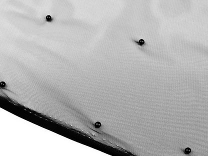 Image de tulle fin avec perles 36 g/m² - noir – disponible chez Šarlotes audumi