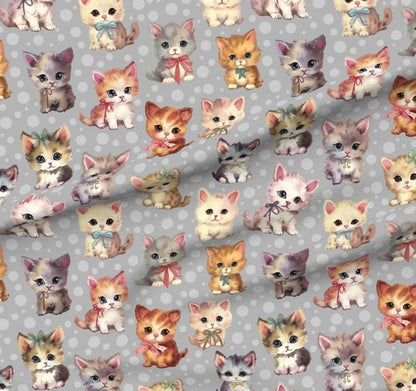 Image avec tissu Softshell - chats 300 g/m² – disponible chez Šarlotes audumi