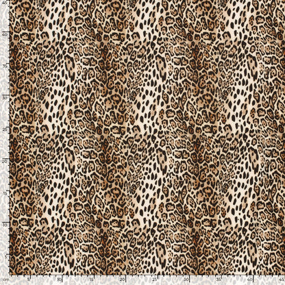 Tissu softshell - léopard 310 g/m²