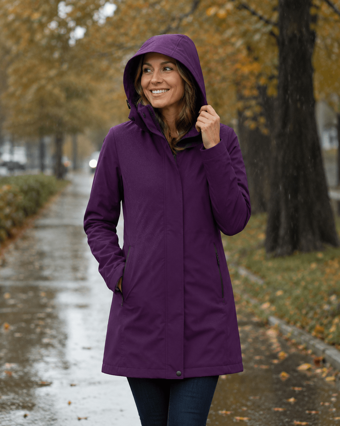 Attēls ar Softshell audums ūdensizturīgs-violets – pieejams internetā Šarlotes audumi