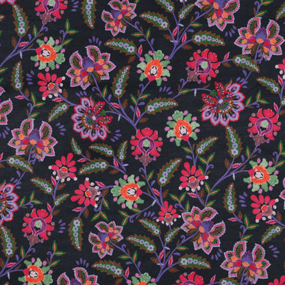 Image of Softshell fabric with flowers – available online at Šarlotes audumi