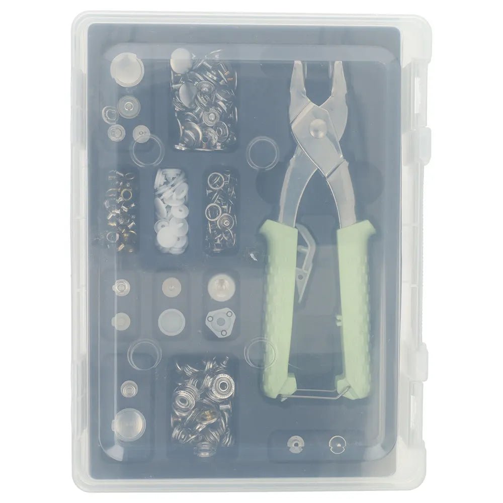 Image de pinces à pression 5-en-1 avec kit d’accessoires Milward – disponible chez Šarlotes audumi