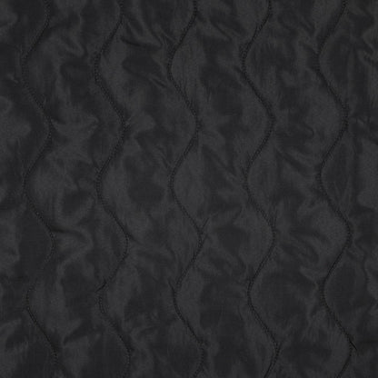 Attēls ar Stepēts audums “Zig Zag” – melns 230 g/m² – pieejams Šarlotes audumi