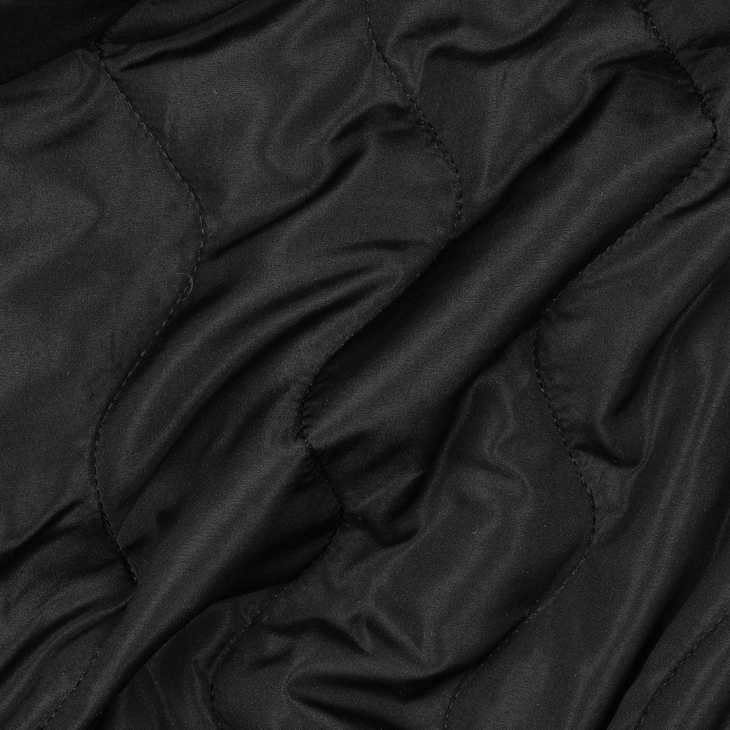 Attēls ar Stepēts audums “Zig Zag” – melns 230 g/m² – pieejams Šarlotes audumi