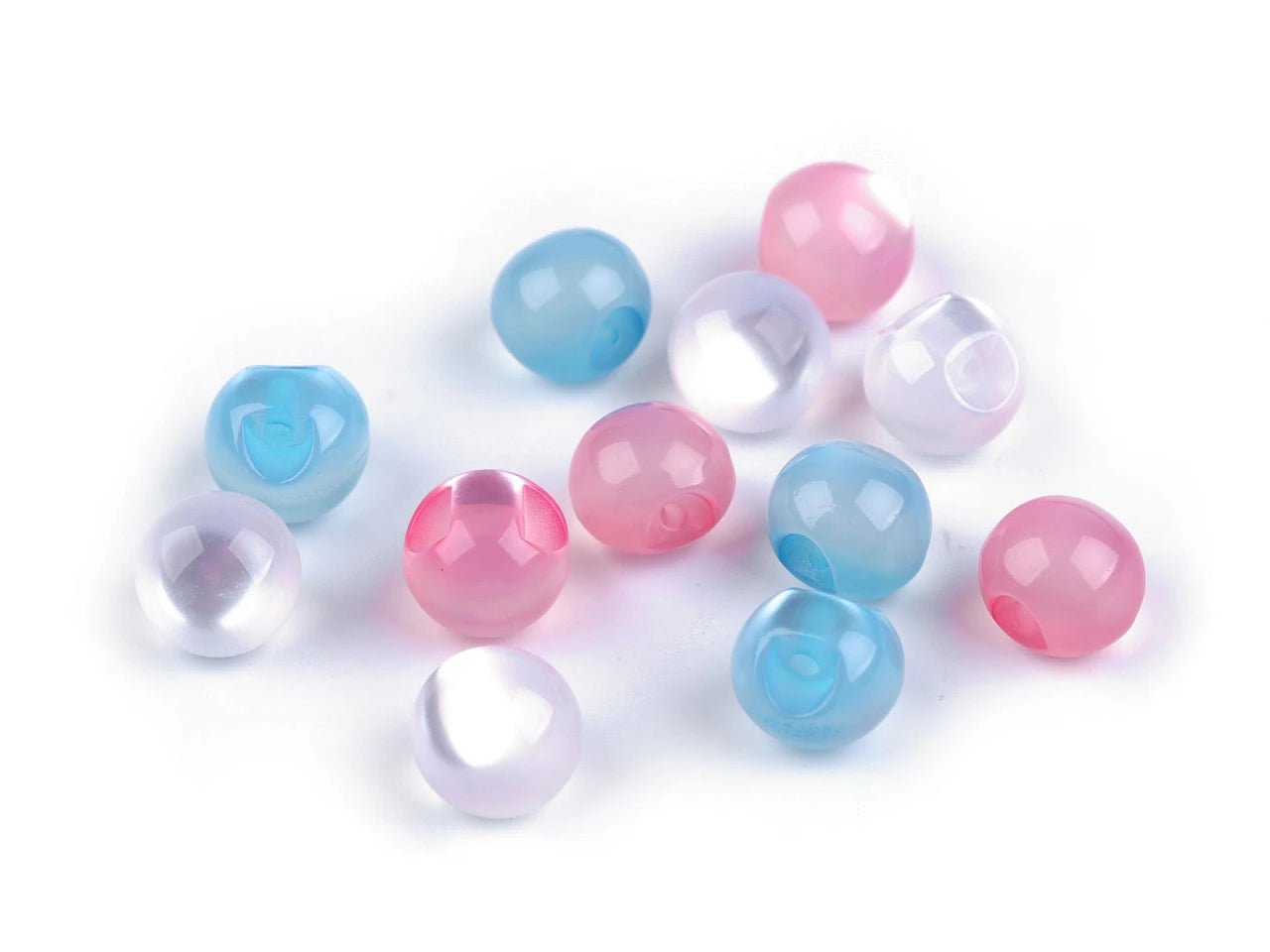 Attēls ar Šujamas pērles / “cat’s eye” pogas Ø10 mm – pieejams Šarlotes audumi