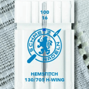 Šujmašīnu adatas cauršuvumu šuvēm SCHMETZ HEMSTITCH NEEDLES - Nr.100 (1gab.)