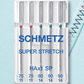 Šujmašīnu adatas ļoti elastīgai trikotāžai SCHMETZ SUPER STRETCH - Nr.75/90 (5gab.)