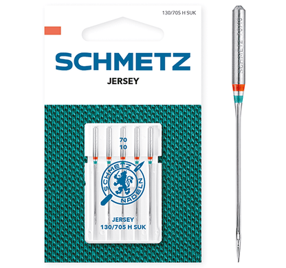 Aiguilles pour machine à coudre pour jersey SCHMETZ JERSEY - n°70 (5 pcs)