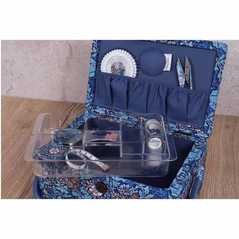 Image of a floral sewing accessories box, Hobby Gift – available online at Charlotte's Fabrics