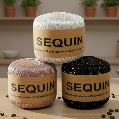 Attēls ar Tambordiegi Midara Sequin – 50 g/ 300 m – pieejams Šarlotes audumi