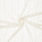 Tamborēts Mežģīņu audums - piena balts 230 g/m²