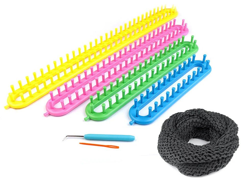 Attēls ar Tapošanas (Knitting Loom) adīšanas komplekts – pieejams Šarlotes audumi
