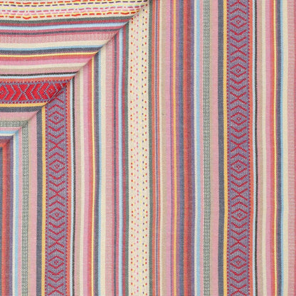 Tissu à motif traditionnel - tons rose clair 200 g/m²