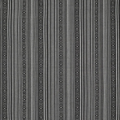 Tissu à motif traditionnel - noir et gris 200 g/m²