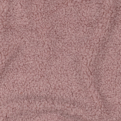Tissu teddy - vieux rose 270 g/m²