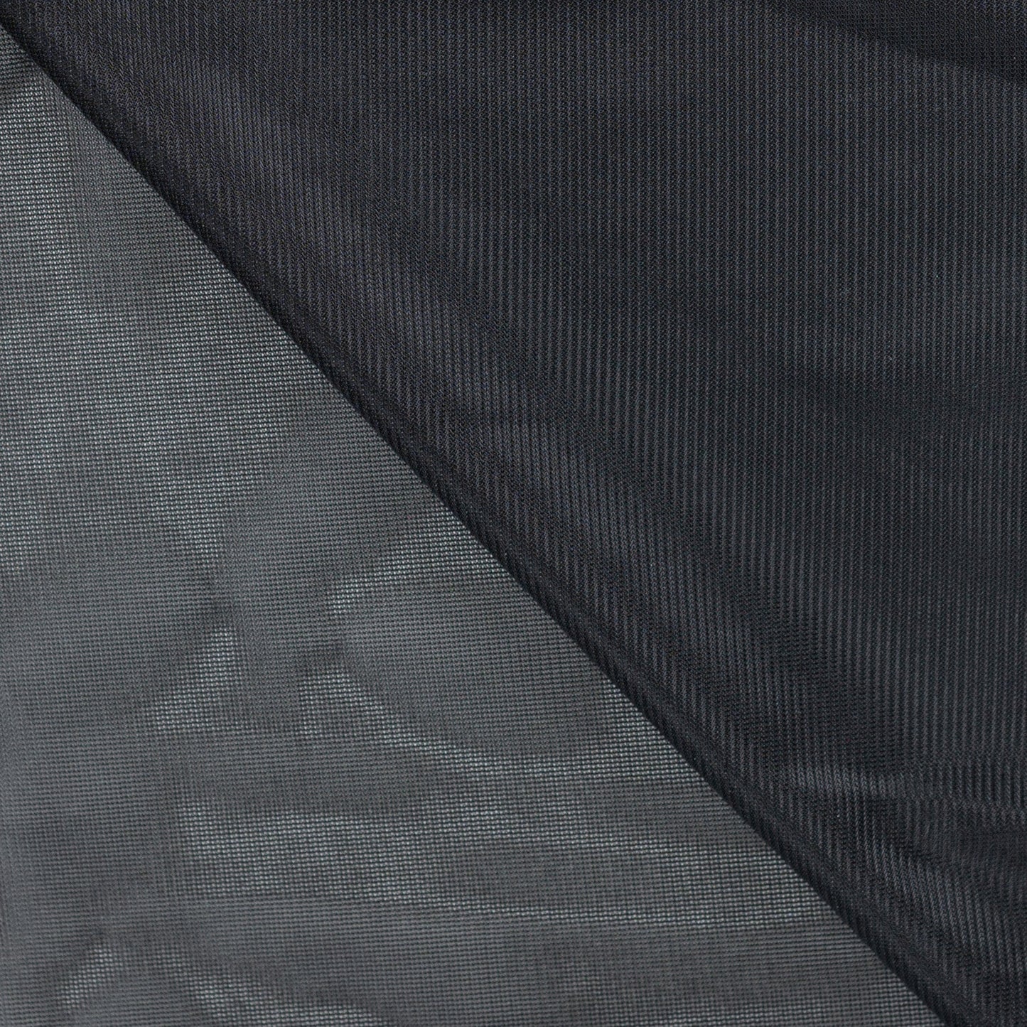 Image with black knitted lining fabric – available online at Šarlotes audumi