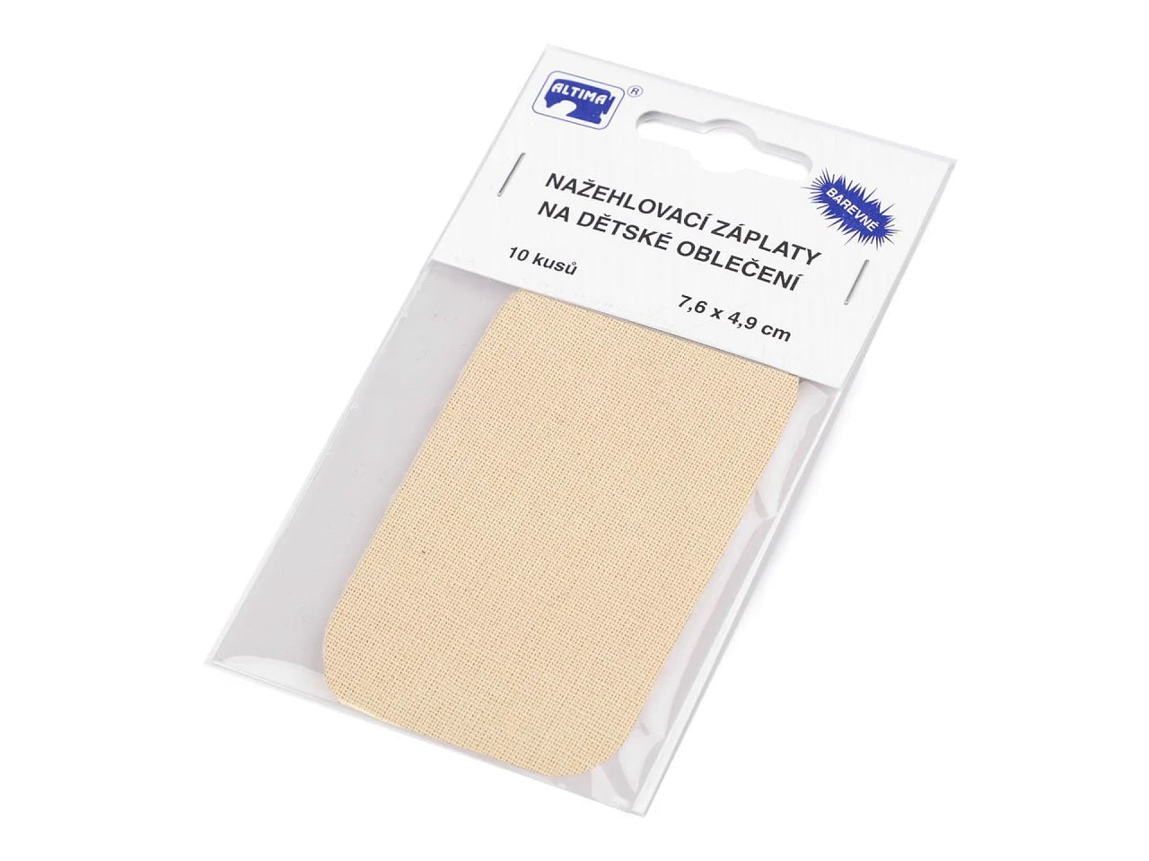 Attēls ar Uzgludināms ielāps| 7,6 × 4,9 cm 10 gab.|dažādi toņi – pieejams Šarlotes audumi