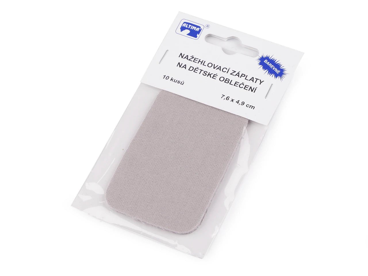 Attēls ar Uzgludināms ielāps| 7,6 × 4,9 cm 10 gab.|dažādi toņi – pieejams Šarlotes audumi