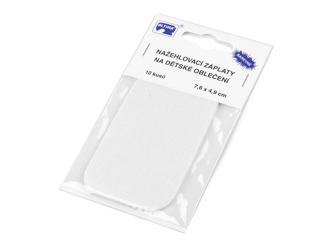 Attēls ar Uzgludināms ielāps| 7,6 × 4,9 cm 10 gab.|dažādi toņi – pieejams Šarlotes audumi