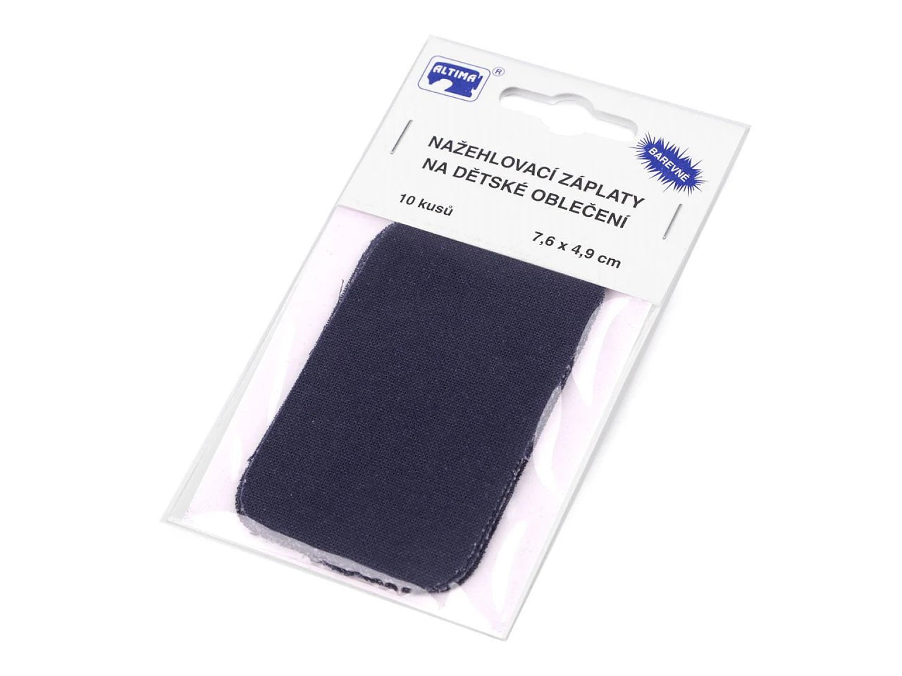 Attēls ar Uzgludināms ielāps| 7,6 × 4,9 cm 10 gab.|dažādi toņi – pieejams Šarlotes audumi