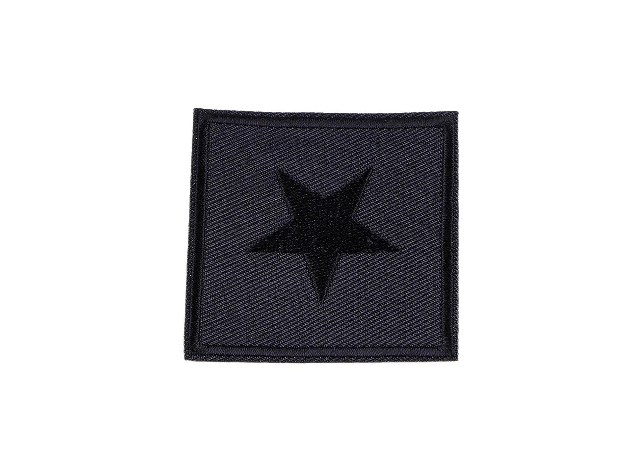 Image of iron-on patch, star appliqué 5.5 x 5.5 cm – available at Charlotte's Fabrics