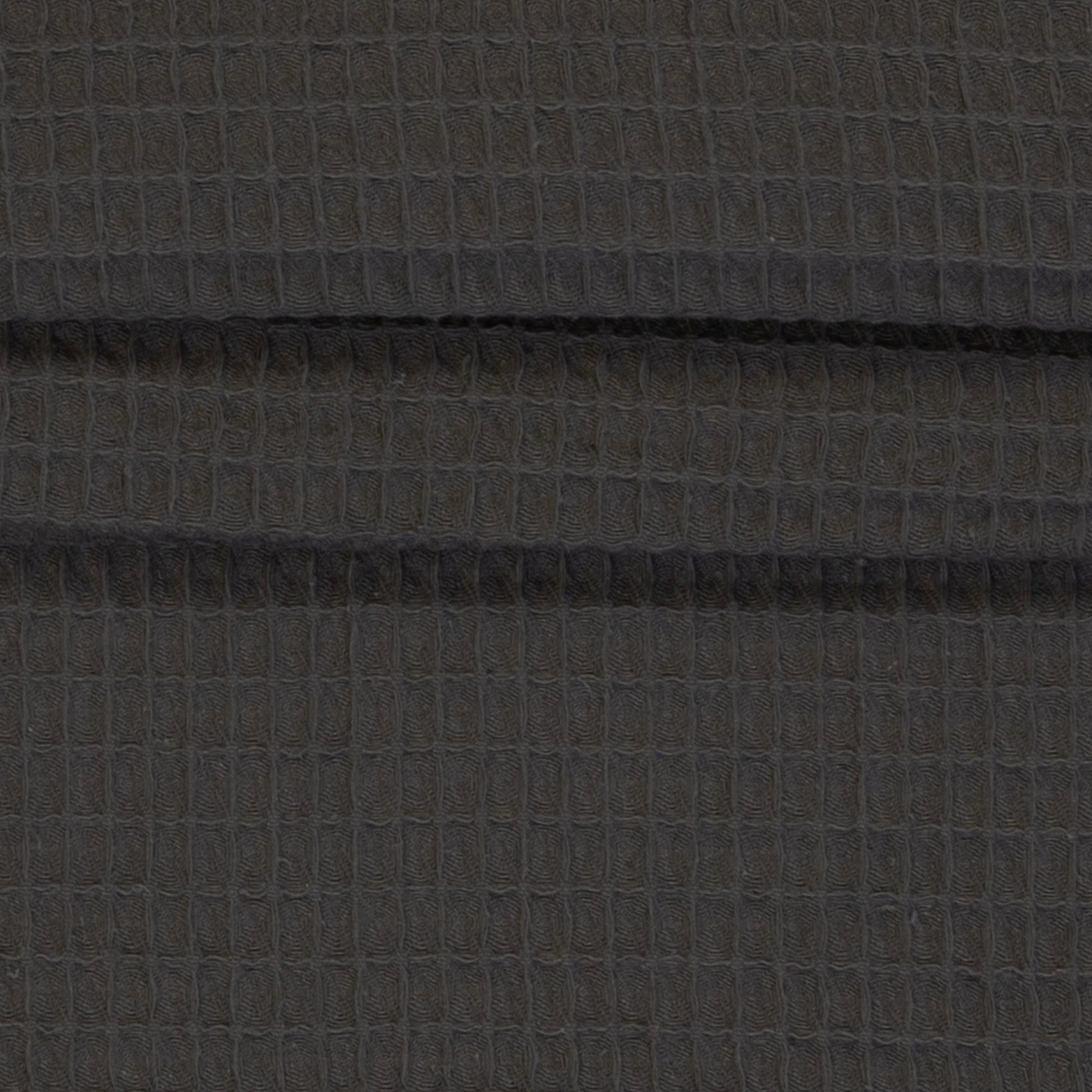 Attēls ar Vafeļaudums - grafīta pelēks 230 g/m² – pieejams Šarlotes audumi