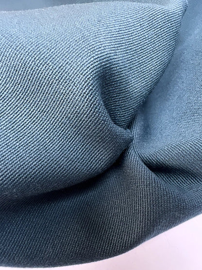 Tissu en laine bleu-vert 470 g/m²