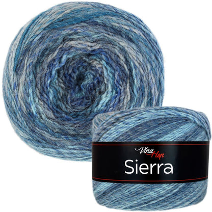 Fil de laine Vlna Hep Sierra - multicolore 450 m 150 g #7203