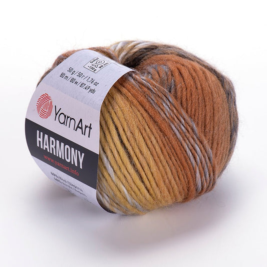 Vilnas Dzija Yarn Art Harmony - daudzkrāsu 80 m 50g #A - 13