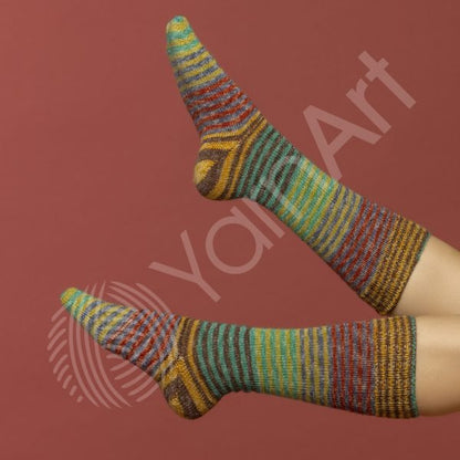 YarnArt Forza Stripe wool sock yarn – 100 g / 420 m – available online at Charlotte's Fabric