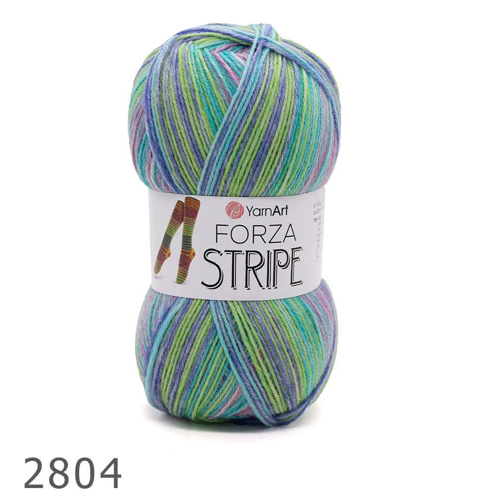 YarnArt Forza Stripe wool sock yarn – 100 g / 420 m – available online at Charlotte's Fabric