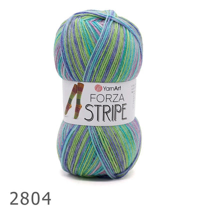 YarnArt Forza Stripe wool sock yarn – 100 g / 420 m – available online at Charlotte's Fabric