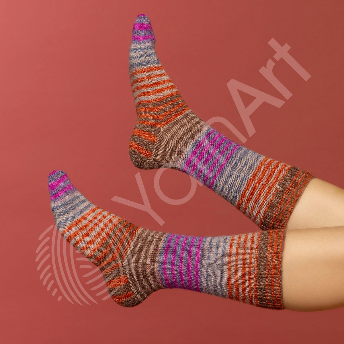 YarnArt Forza Stripe wool sock yarn – 100 g / 420 m – available online at Charlotte's Fabric