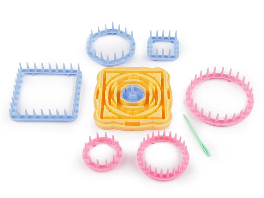 Attēls ar Ziedu aušanas komplekts DIY (Flower Loom Kit) – pieejams Šarlotes audumi