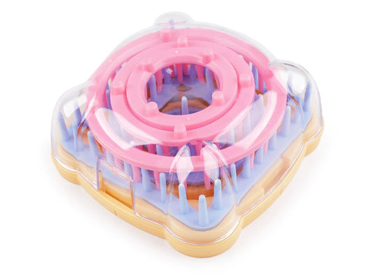 Attēls ar Ziedu aušanas komplekts DIY (Flower Loom Kit) – pieejams Šarlotes audumi