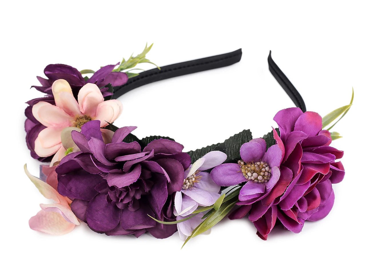 Couronne de fleurs, serre-tête – disponible chez Šarlotes audumi