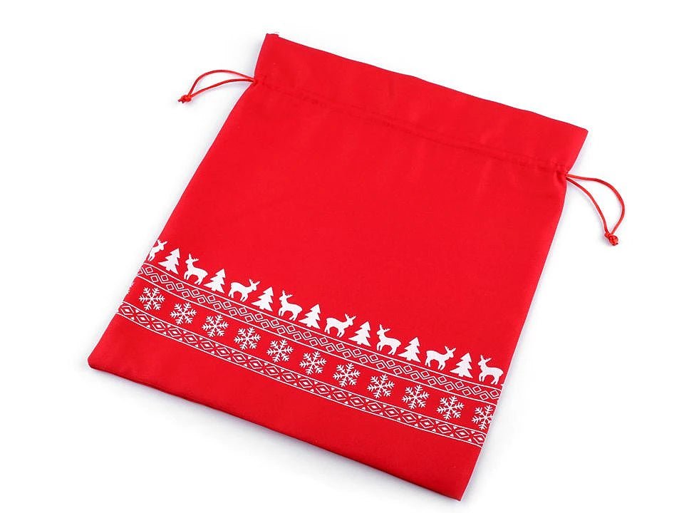 Attēls ar Ziemassvētku dāvanu maisiņš 30 × 35 cm – pieejams internetā Šarlotes audumi