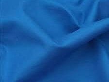 100% Baumwollstoff in Kornblumenblau 220cm 146 g/m²