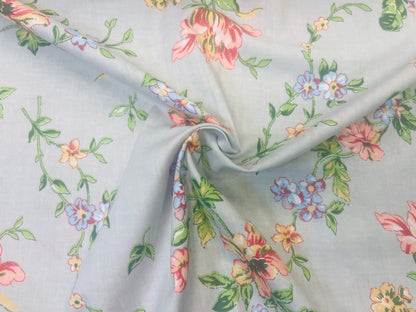 alt
Tissu 100 % coton, fleurs et gris clair 130 g/m²