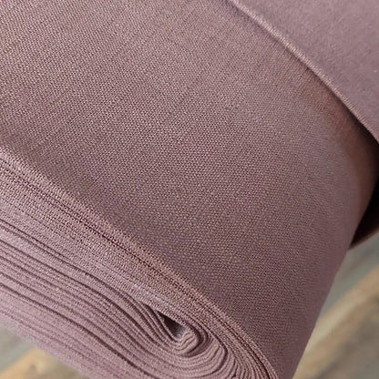 100 % tissu en lin, teinte prune fumée (Mauve) 240 g/m²