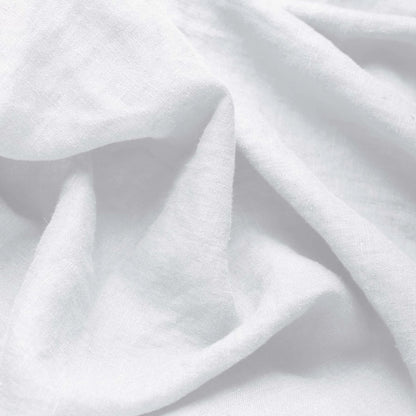 100% weiches, weißes Leinen 165 g/m²