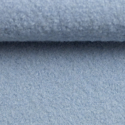 100 % Wollstoff, hellblau, 385 g/m²